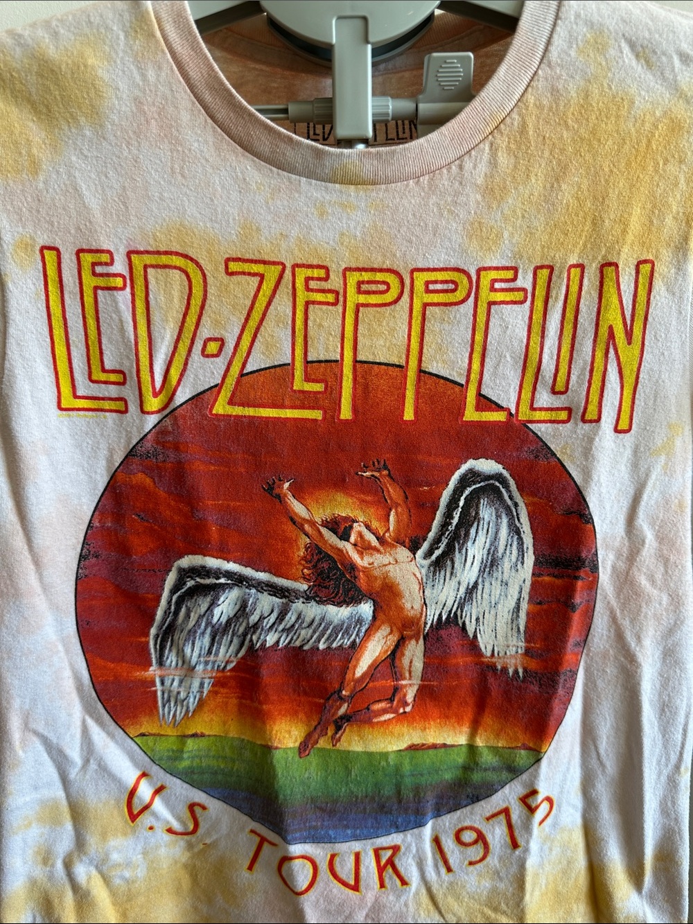 Liquid Blue Kids Led Zeppelin Tie-Dye Tee - Yellow & Orange - Picture 2 of 6